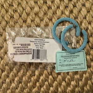 Deepa Gurnani Beaded Hoops